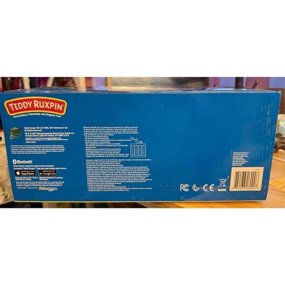 Teddy Ruxpin Animated Talking Storytime Bear Bluetooth LED Eyes 2017 Edition NEW - Picture 9 of 10